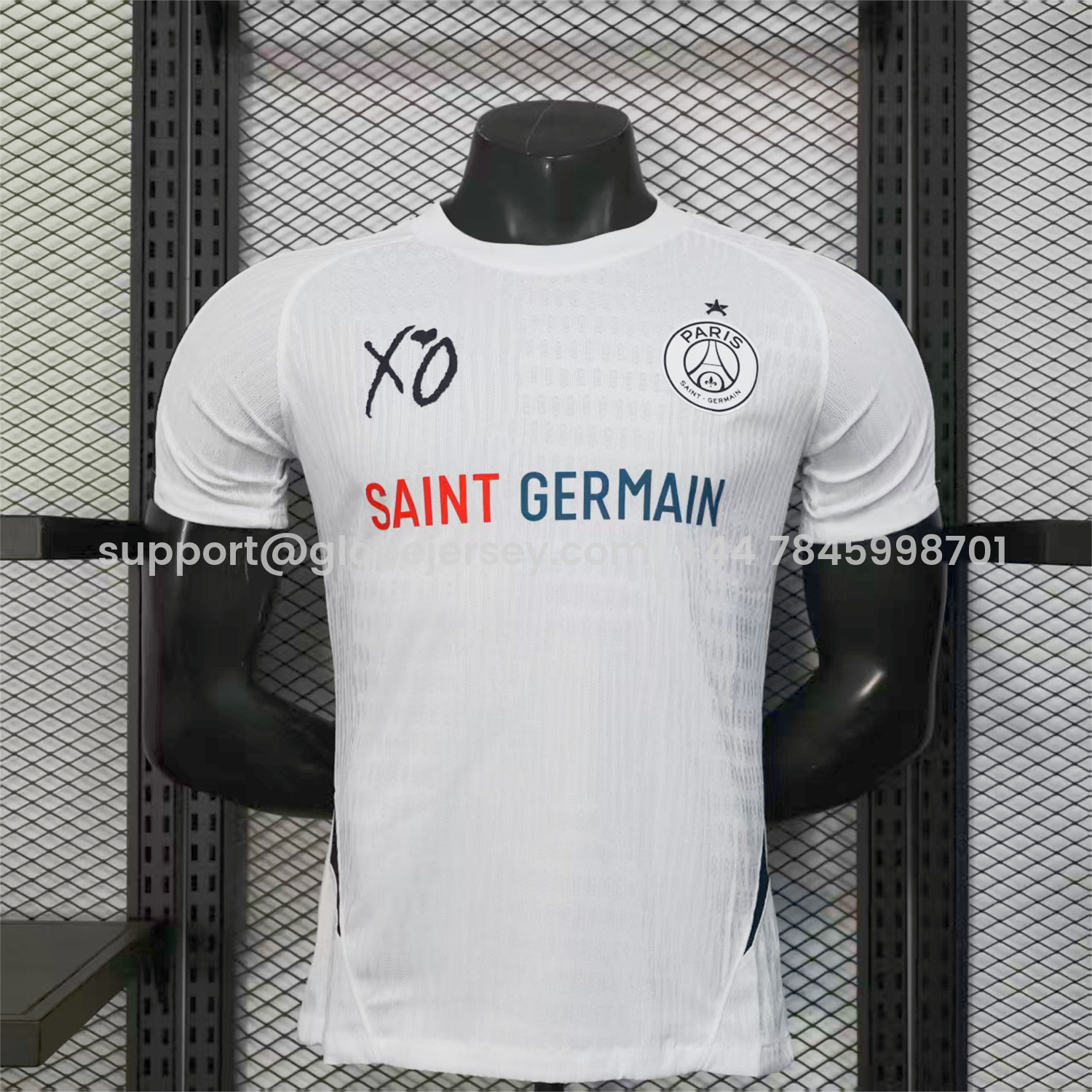 Paris Saint-Germain PSG 25-26 White XO Special Jersey - Player Version