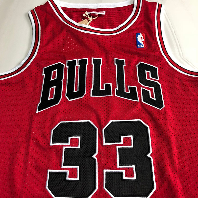Chicago Bulls Pippen 33 Red MN