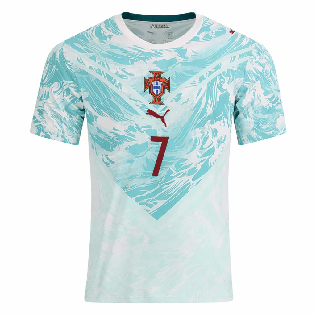 PUMA Men's Cristiano Ronaldo Portugal 2026 Away Stadium Jersey (White)