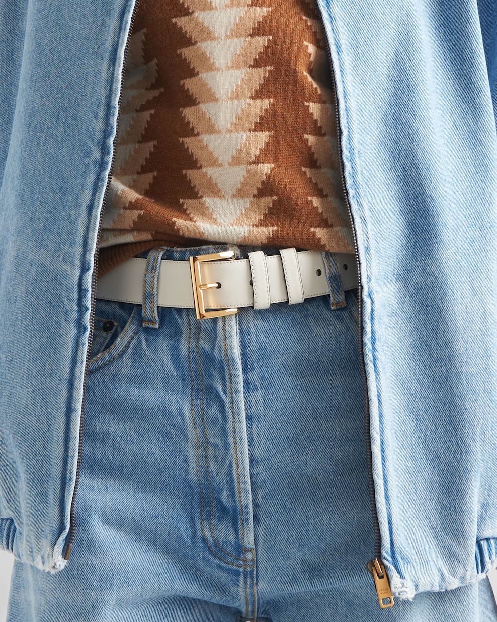 Leather belt