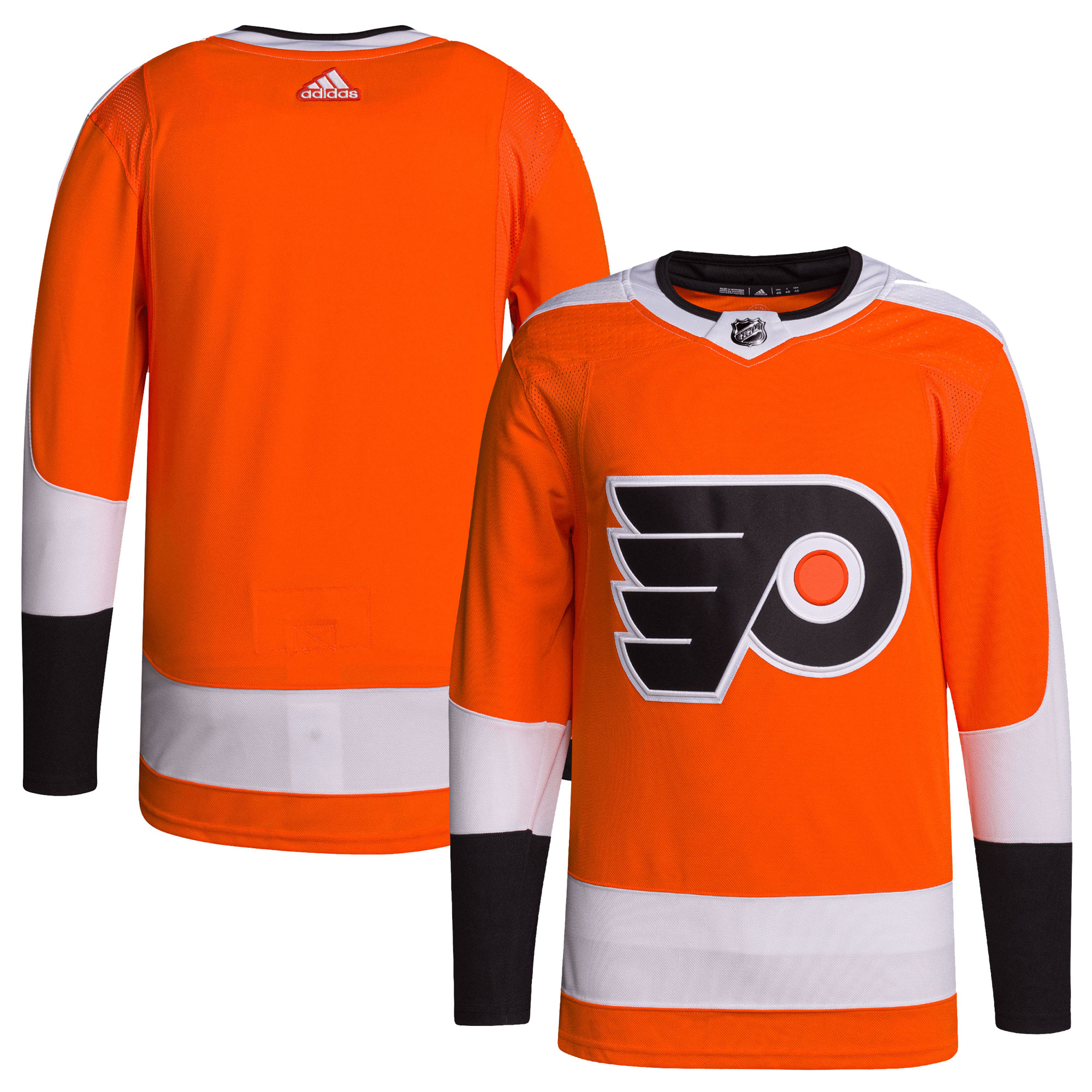 Philadelphia Flyers  Men’s Home Primegreen  Blank Jersey – Orange