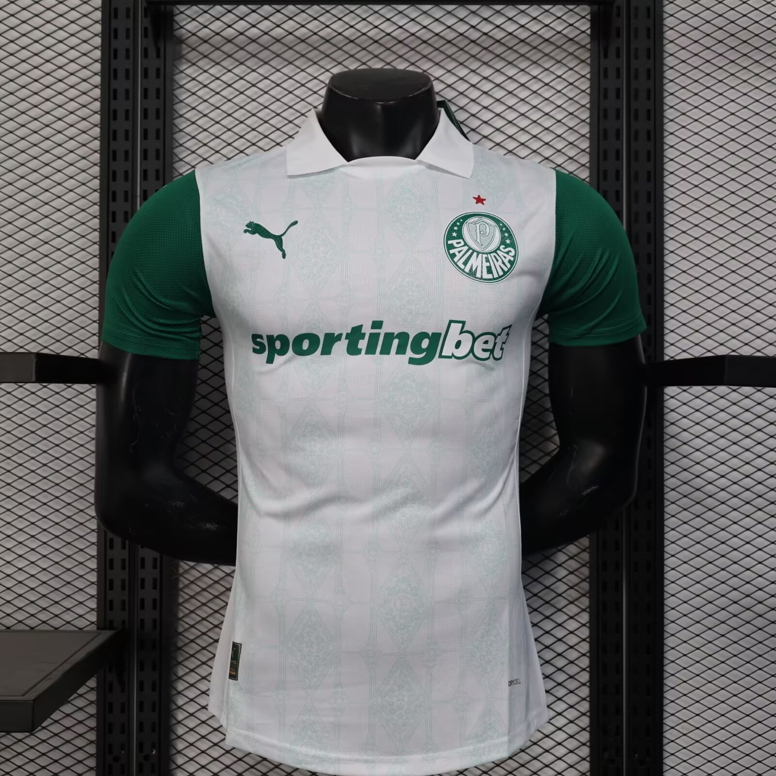 2025/2026 Player Version Palmeiras Away White Green Football Shirt 1:1 Thai Quality