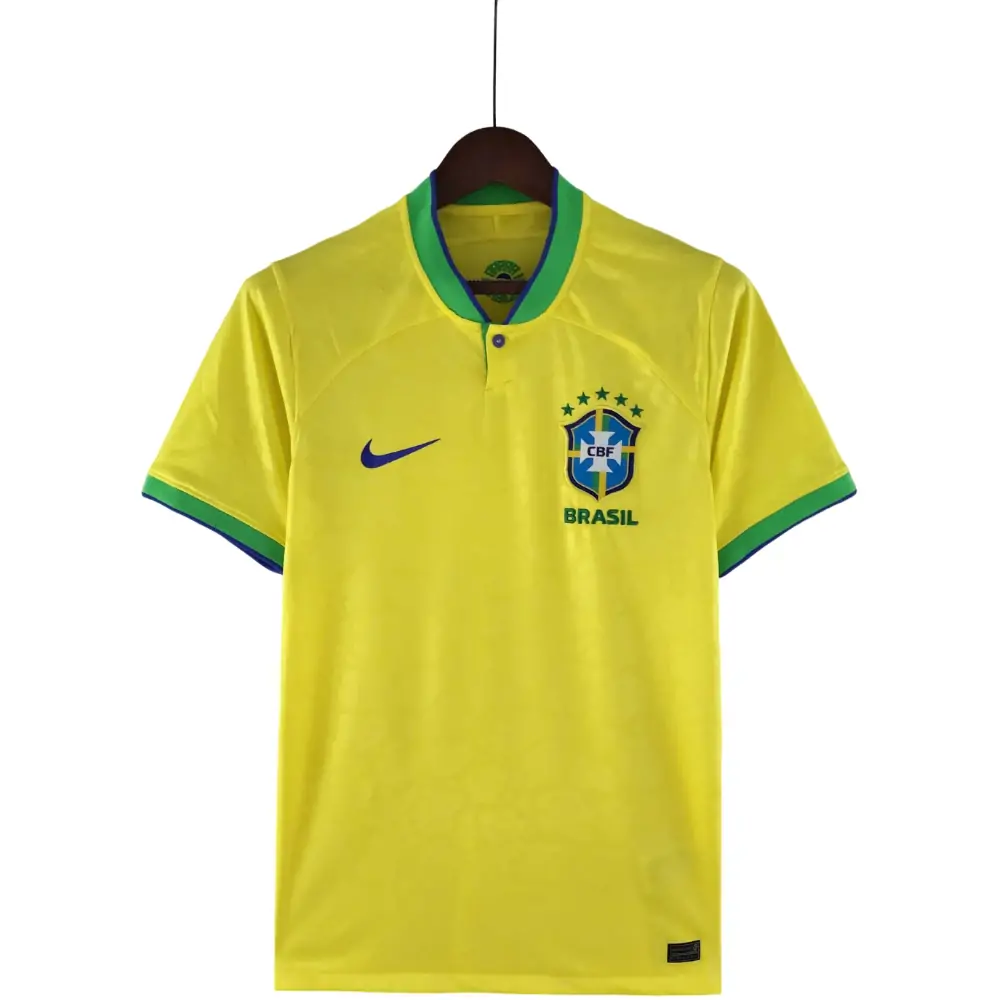 2022 World Cup Brazil Home Soccer Jersey-Fans Edition