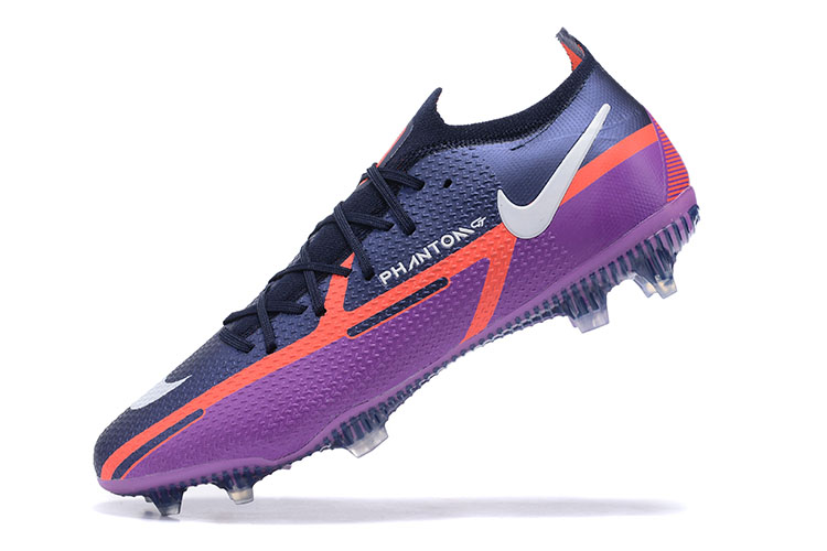 Shock Wave series Nike low-top Phantom GT2 waterproof Recharge all-knit FG football shoes Nike Phantom GT2 Elite FG