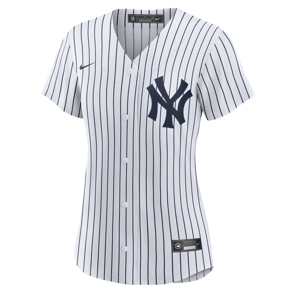 Women's New York Yankees Derek Jeter Home Player Name Jersey - White/Navy