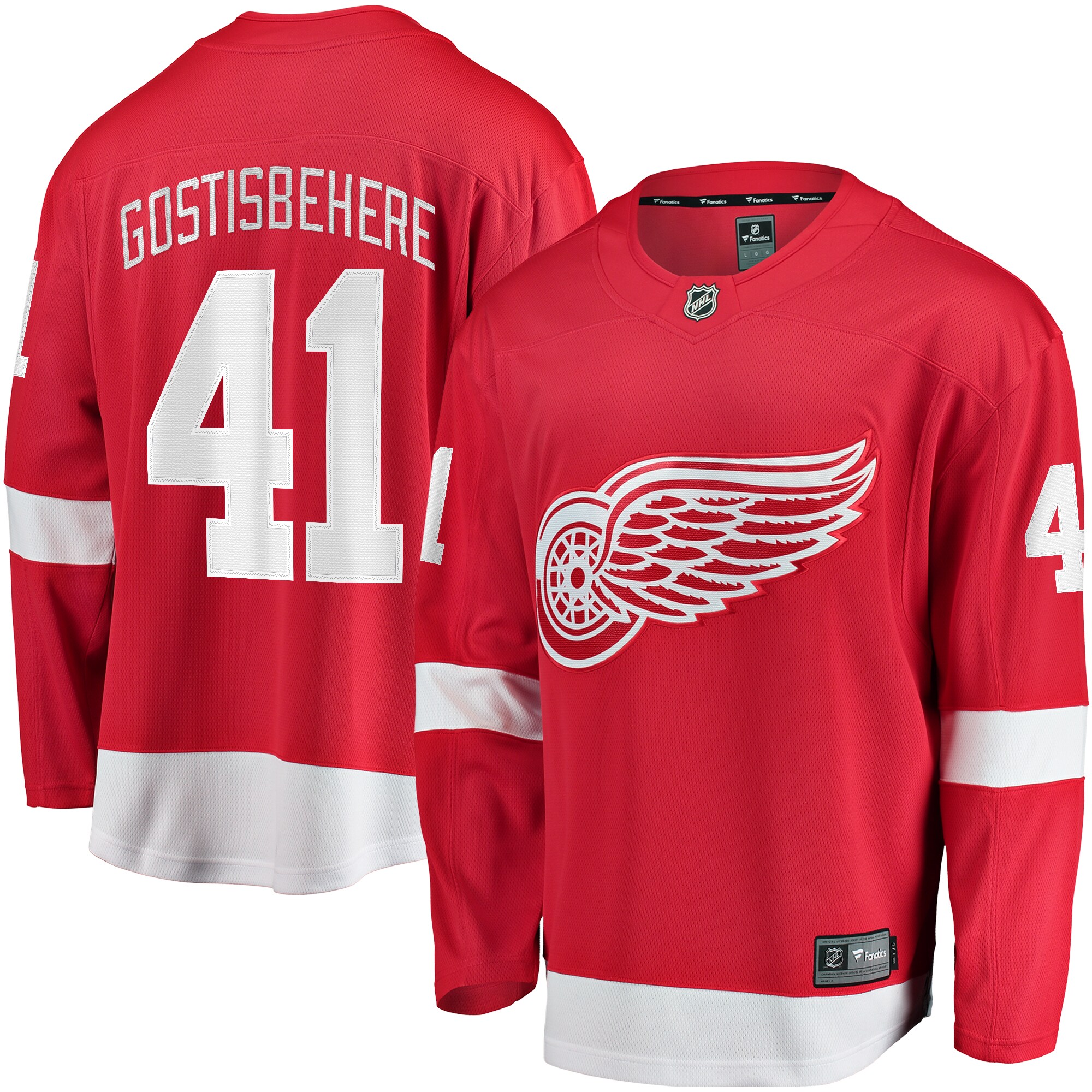 Shayne Gostisbehere Detroit Red Wings Fanatics Home Breakaway Jersey – Red