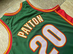Supersonics No. 20 Gary Payton Green  MN