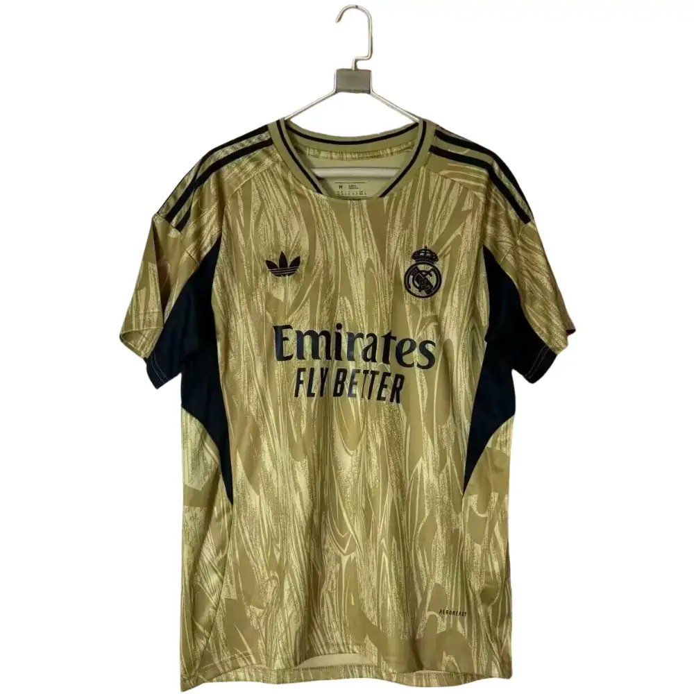 2025-26- Real Madrid Gold Special Edition - Jersey - Fan Edition