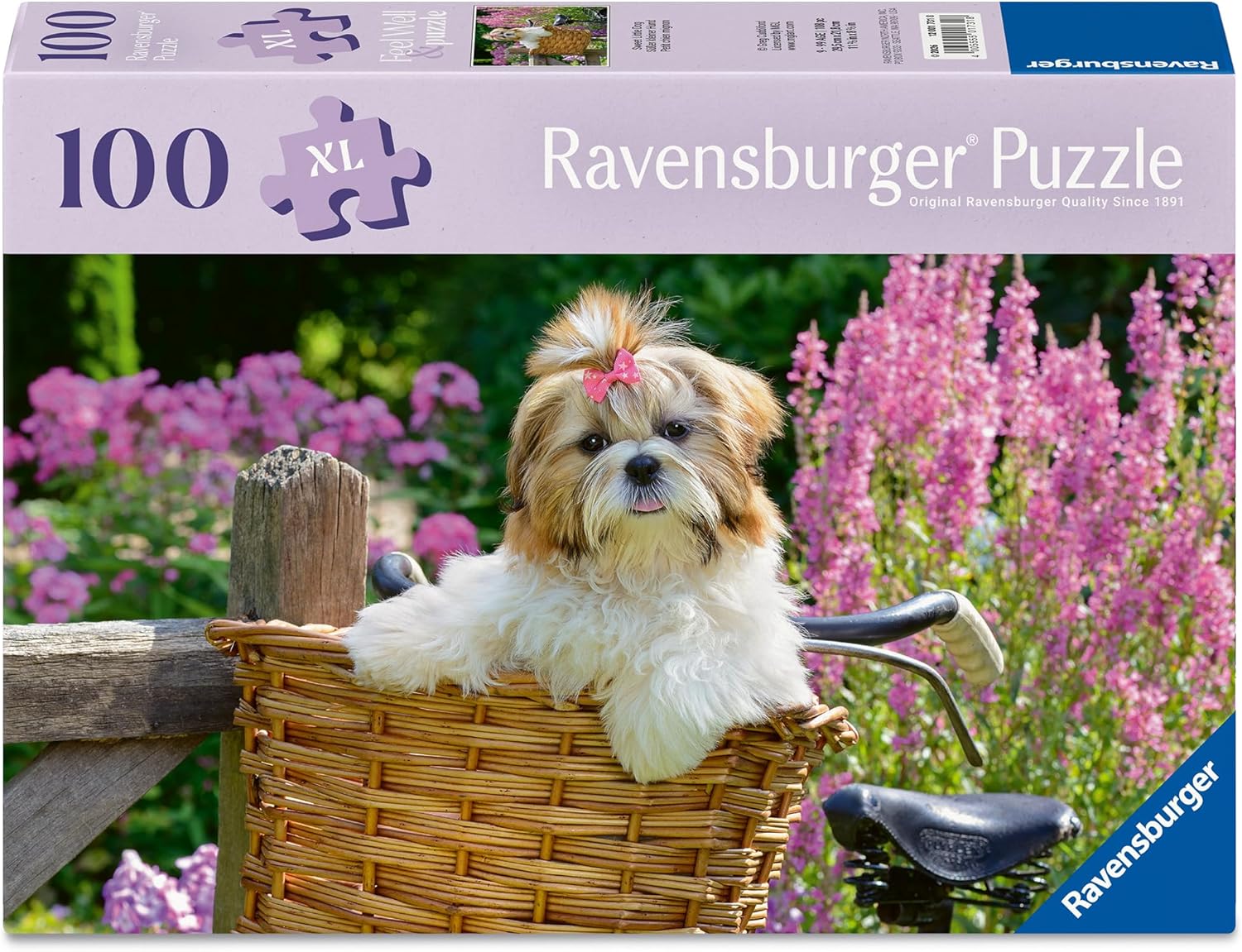 Puppy in the Garden - 100 Piece XL Jigsaw Puzzle (Ravensburger)
