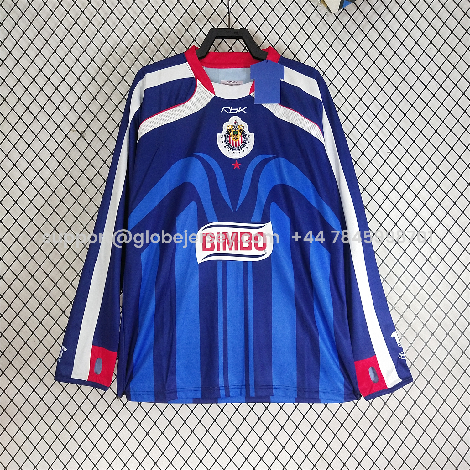 Retro Chivas de Guadalajara 2006-07 Away Long Sleeves Jersey