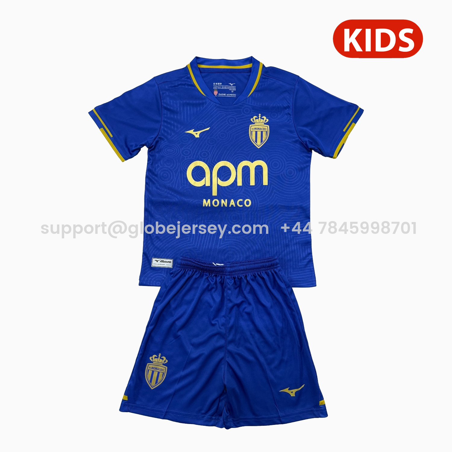 AS Monaco 25-26 Away Kids Kit
