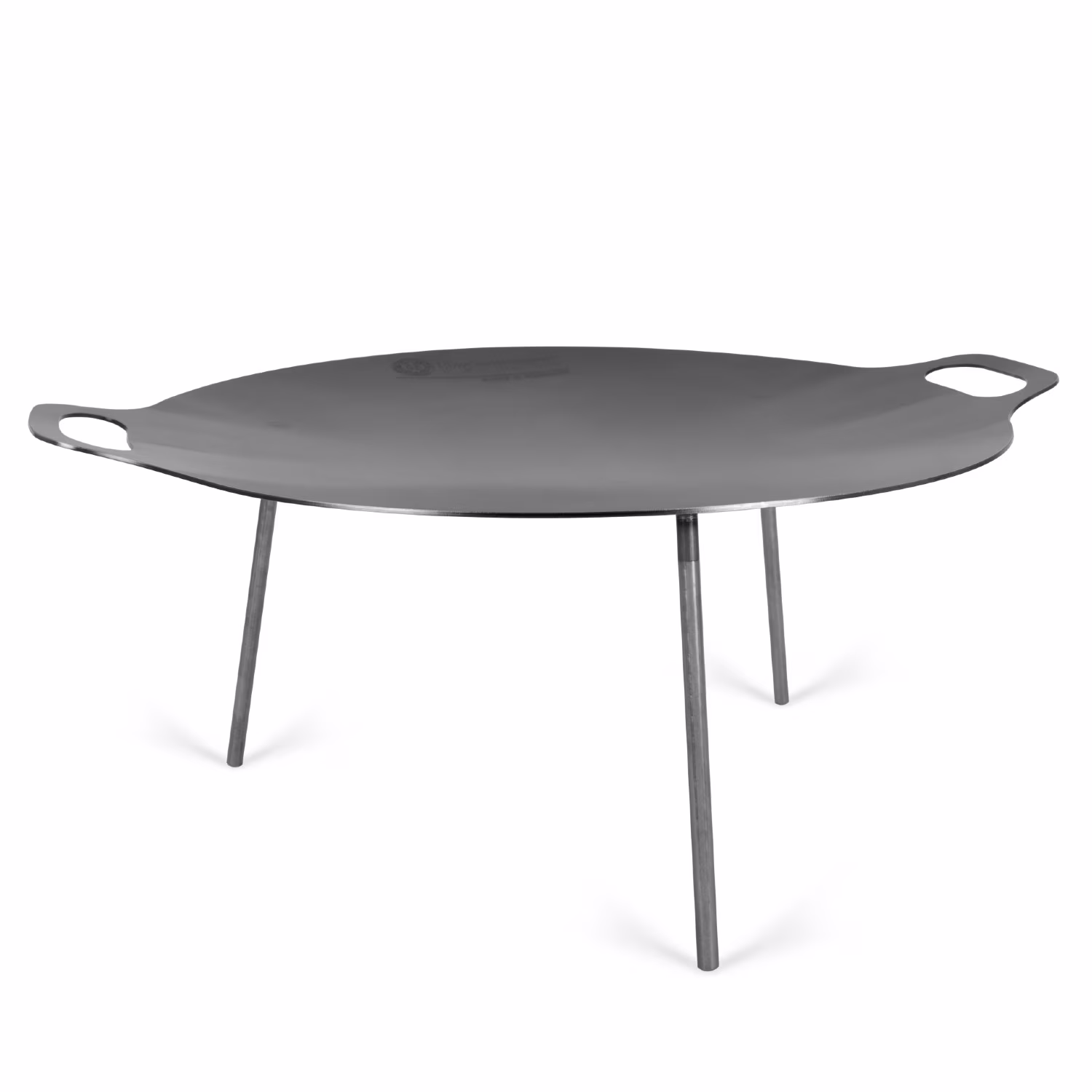 Petromax Campfire Griddle and Fire Bowl, Steel with 3 Removable Legs for Outdoor Campfire Cooking, Grilling and Frying or Build Fire Directly in Bowl, 15