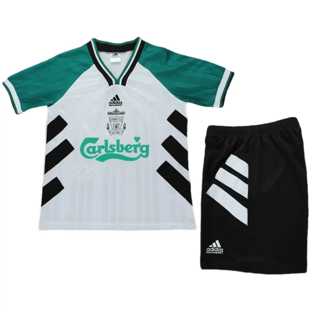 1993-95 Liverpool Away Retro Children's Jersey Set - Fans Edition