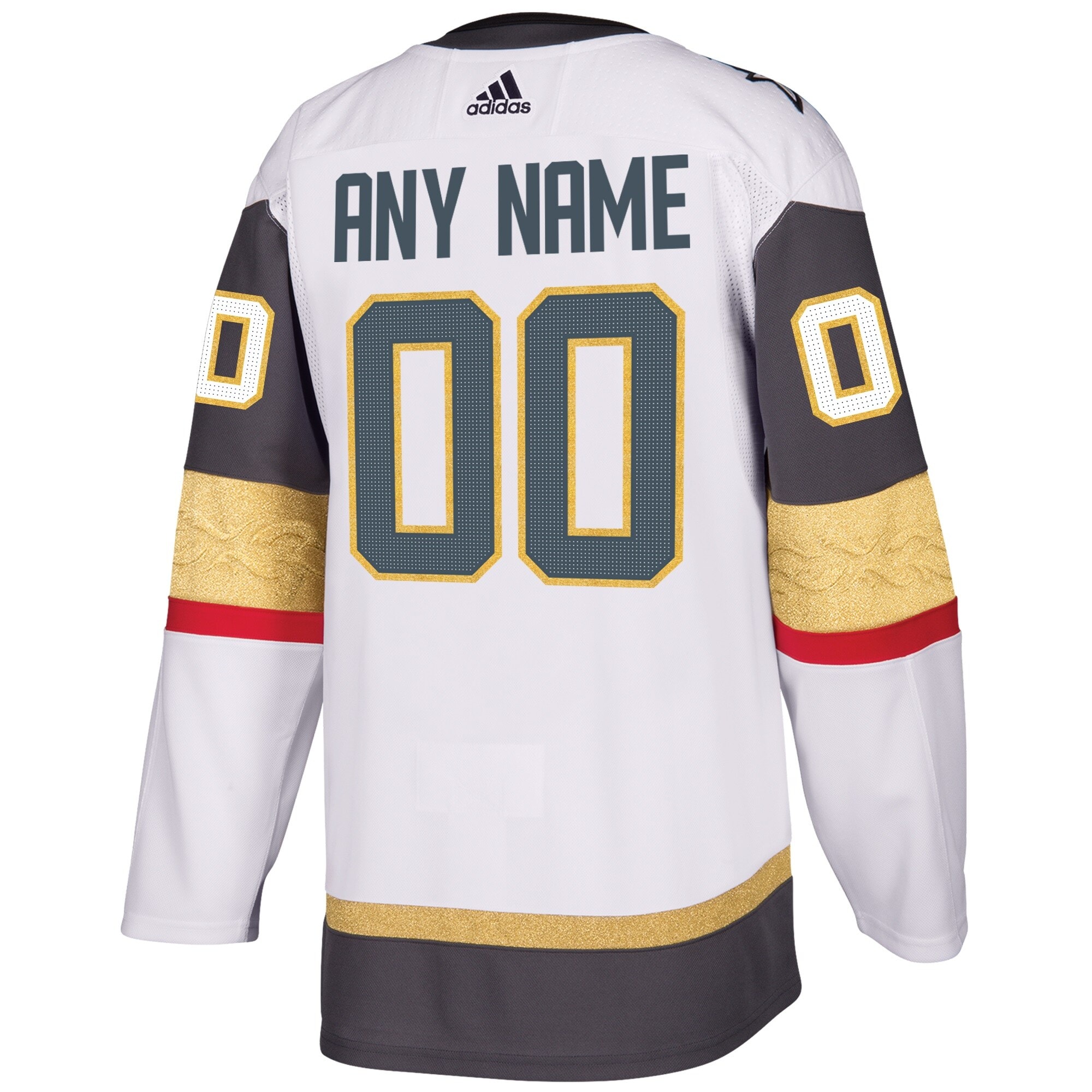 Vegas Golden Knights  Away  Custom Jersey – White