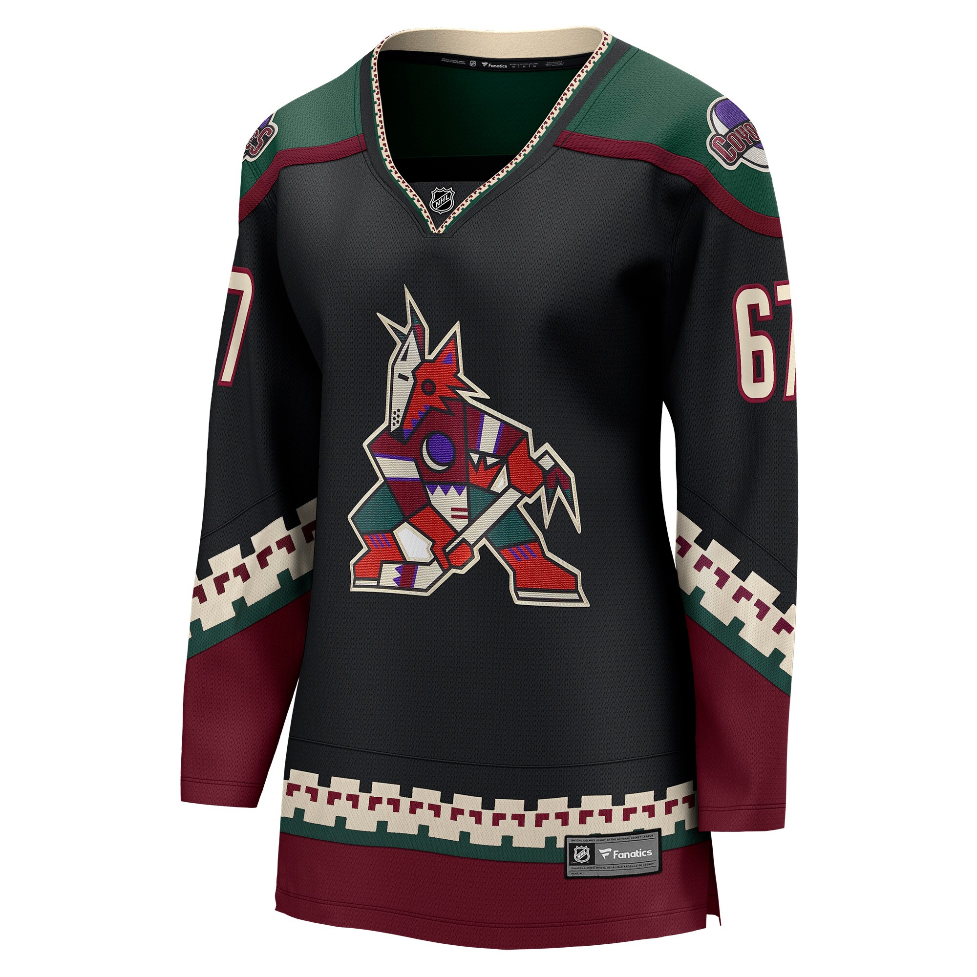 Lawson Crouse Arizona Coyotes Fanatics Women’s Home Breakaway  Jersey – Black