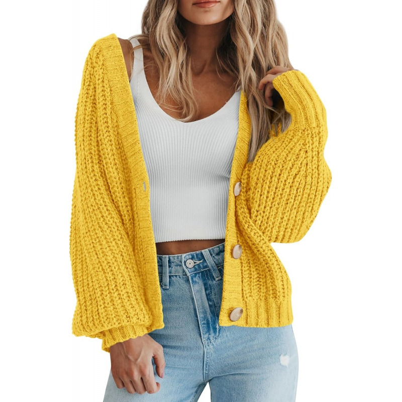 Women's Chunky Knit Open Front Sweater
