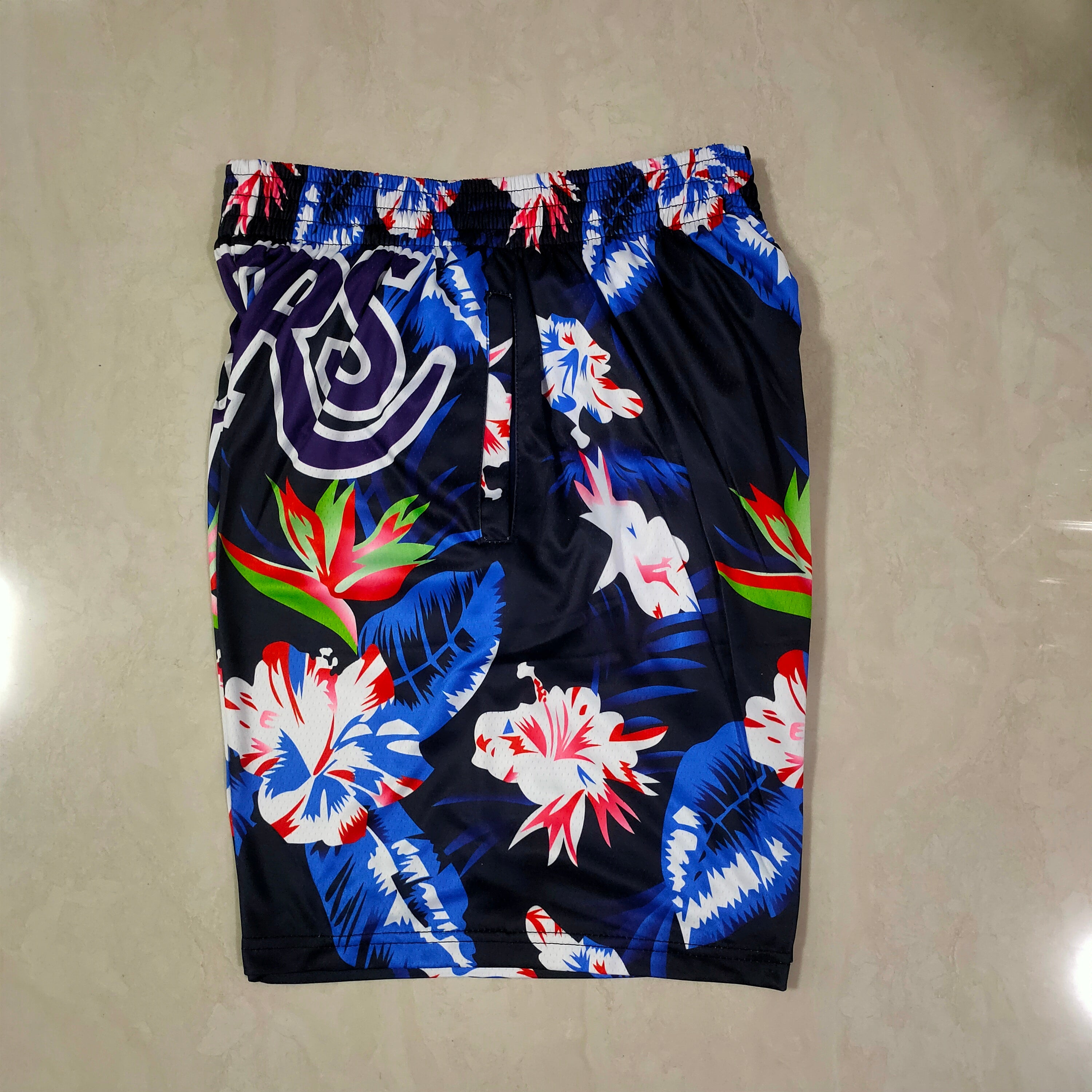 Los Angeles Lakers floral version mitchell&ness pocket pants