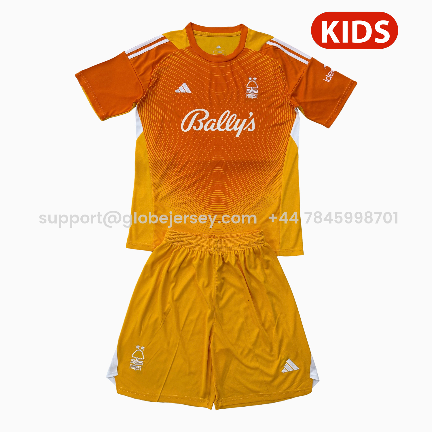 Nottingham Forest 25-26 Orange Goalkeeper Kids Kit