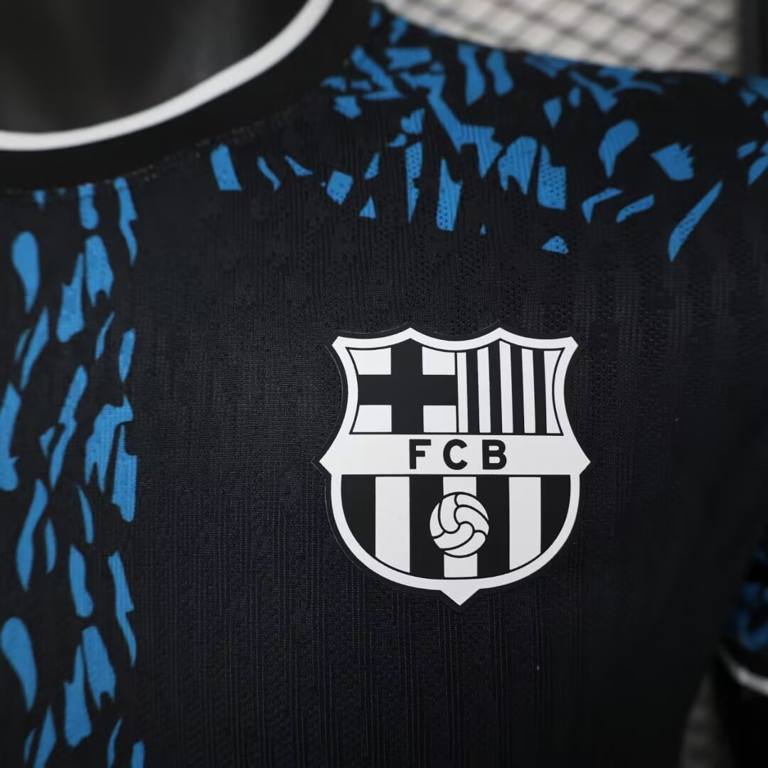 2024/2025 Player Version Barcelona Blue-Black Lion Special Edition Football Shirt 1:1 Thai Quality