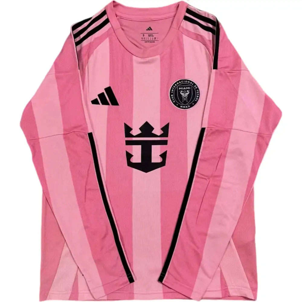 2025-26 Miami Home Long-Sleeve Jersey, 1:1 Thai Version Quality - Fans Edition