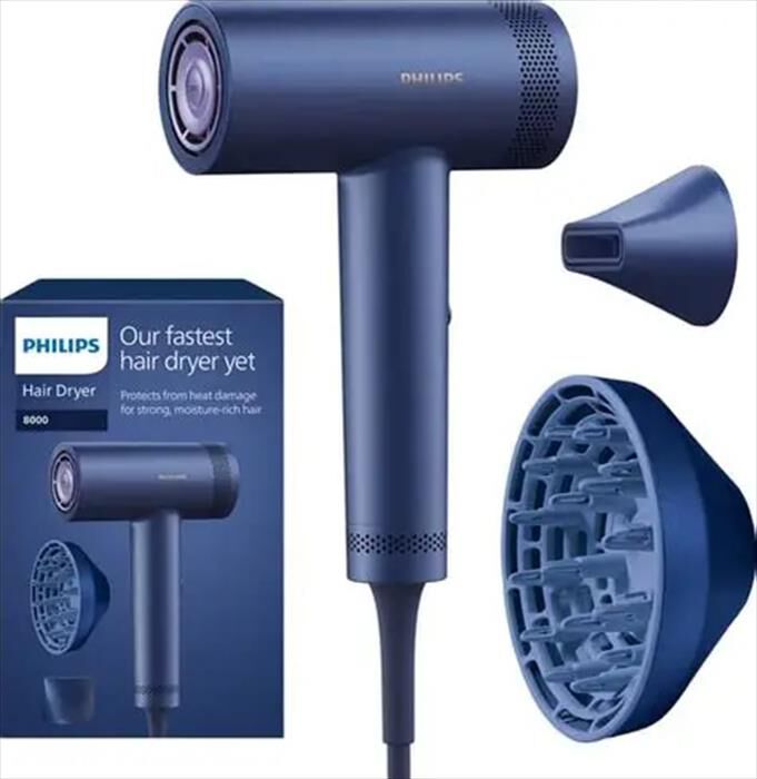 PHILIPS - Asciugacapelli BHD839/10-Blu