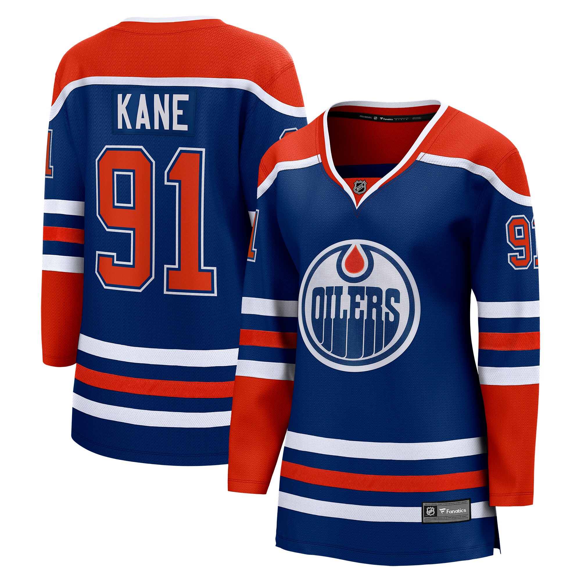 Evander Kane Edmonton Oilers Fanatics Women’s Home Breakaway   Jersey – Royal