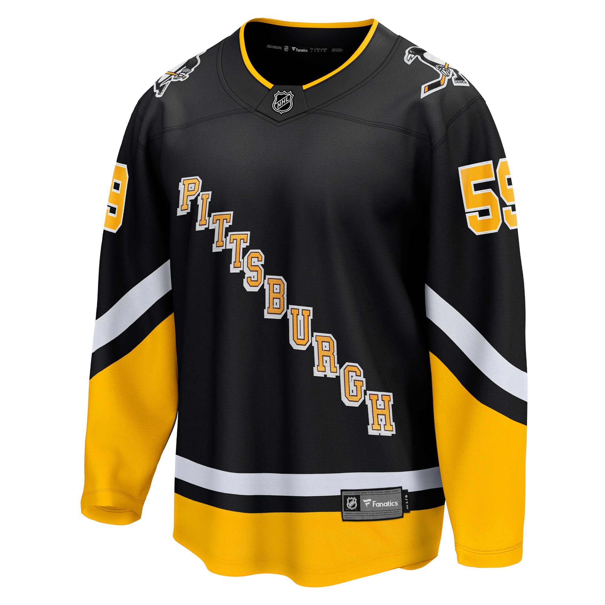 Jake Guentzel Pittsburgh Penguins Fanatics Alternate Premier Breakaway   Jersey – Black