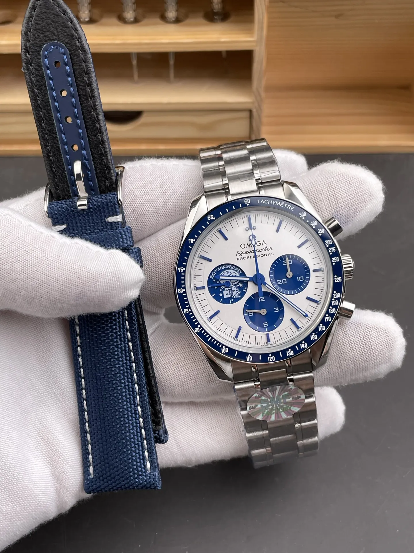 Omega Speedmaster Dual Strap 42mm