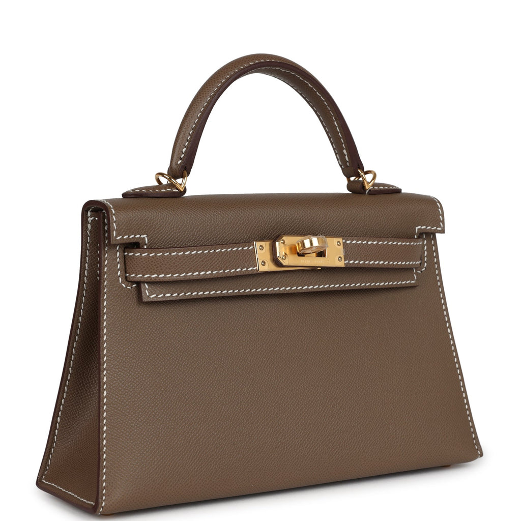 Kelly Sellier 20 Etoupe Madame Gold Hardware