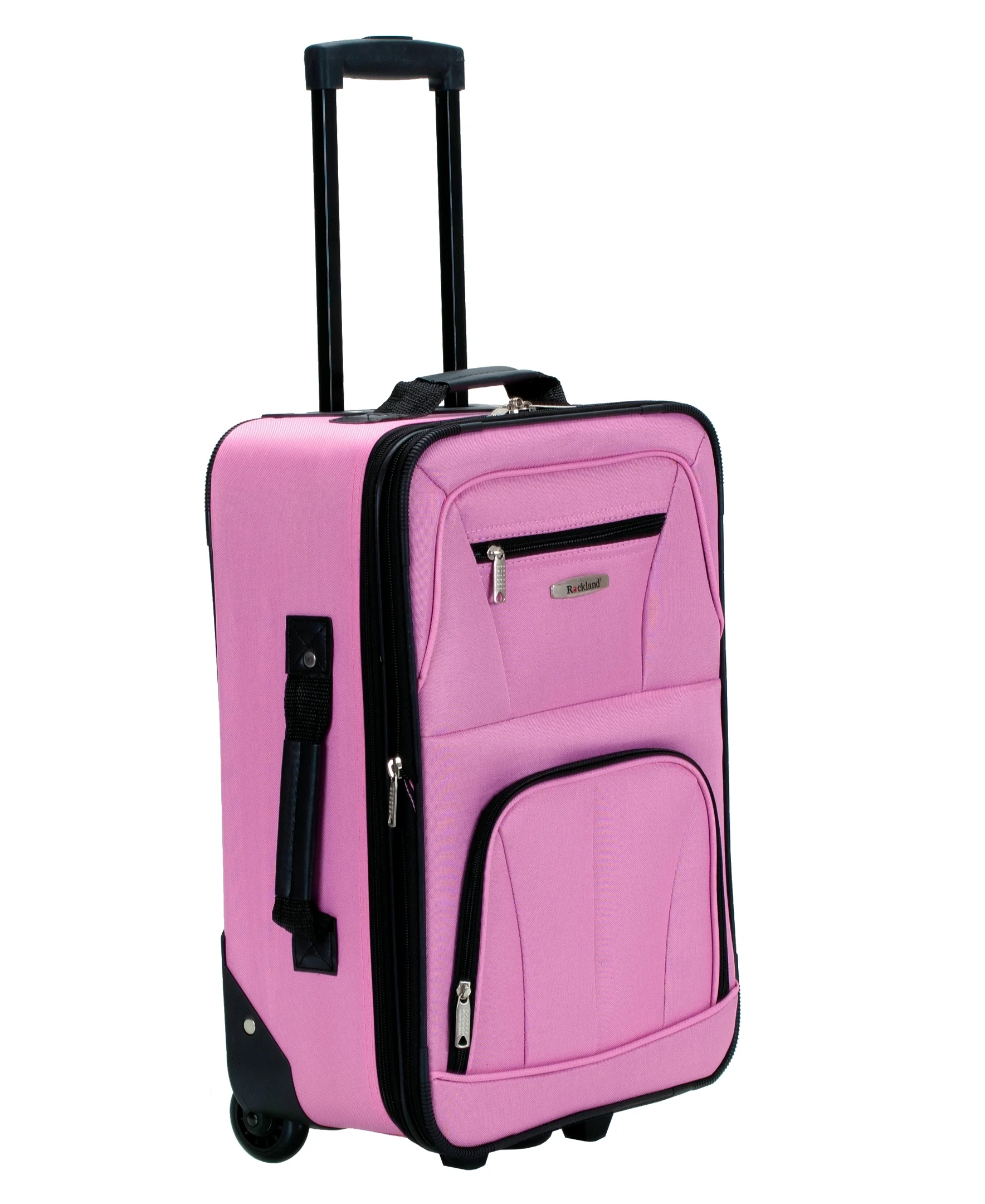 Rockland Luggage Journey 4 Piece Softside Expandable Luggage Set, F32