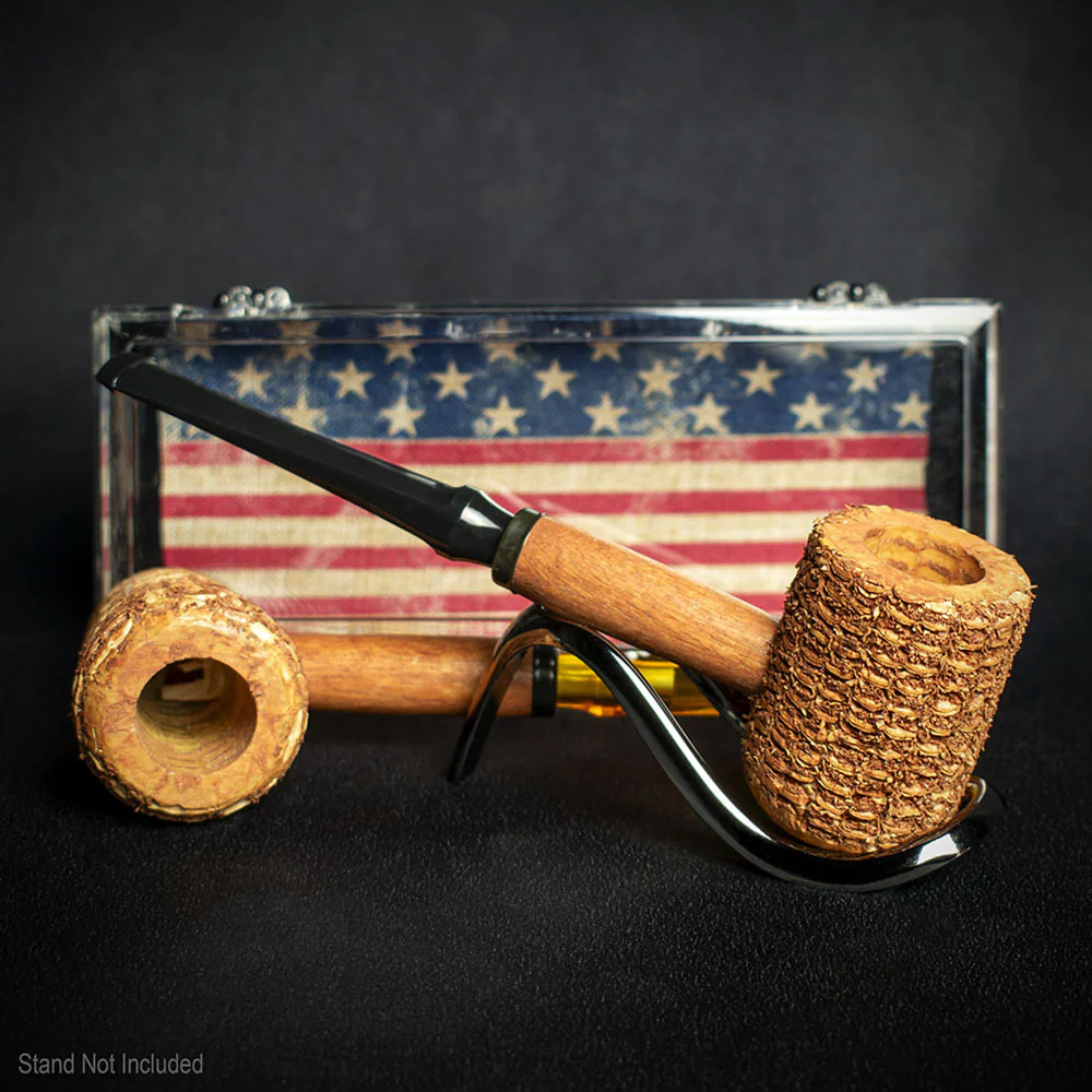 Missouri Meerschaum Let Freedom Ring Corn Cob Pipe - 2 Pipe Gift Set