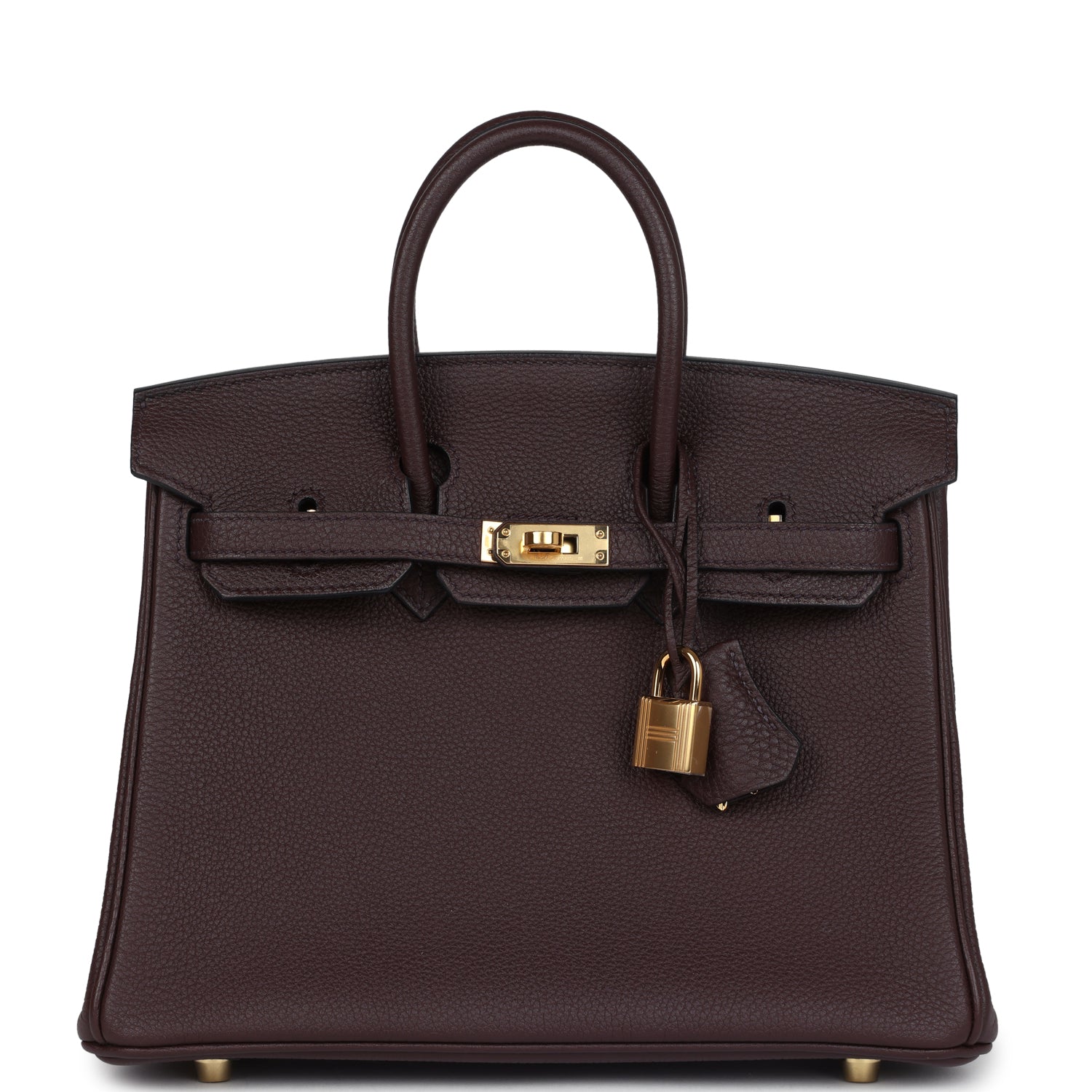 Birkin 25 Rouge Sellier Togo Gold Hardware
