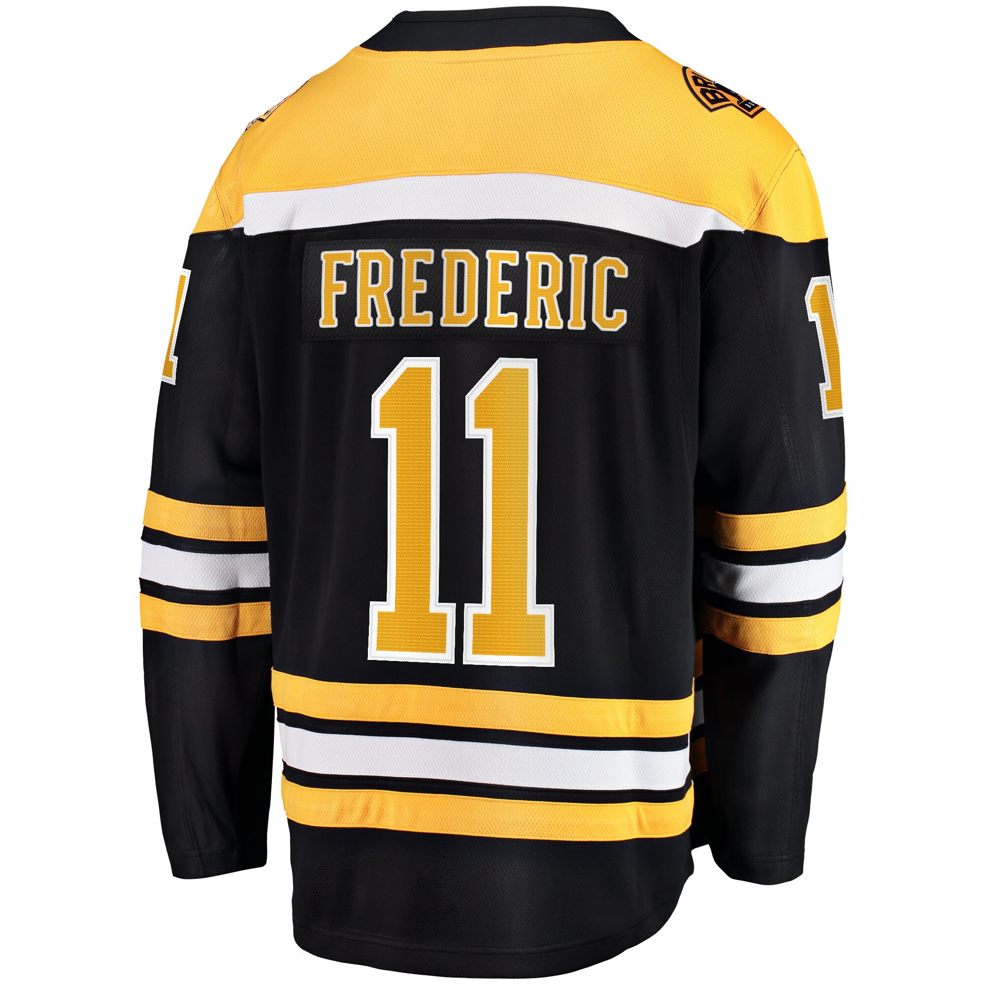 Trent Frederic Boston Bruins Fanatics Home Breakaway  Jersey – Black