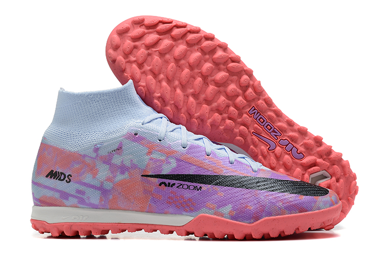 Assassin XV high-top fully knitted waterproof MD air cushion grass spike football shoes