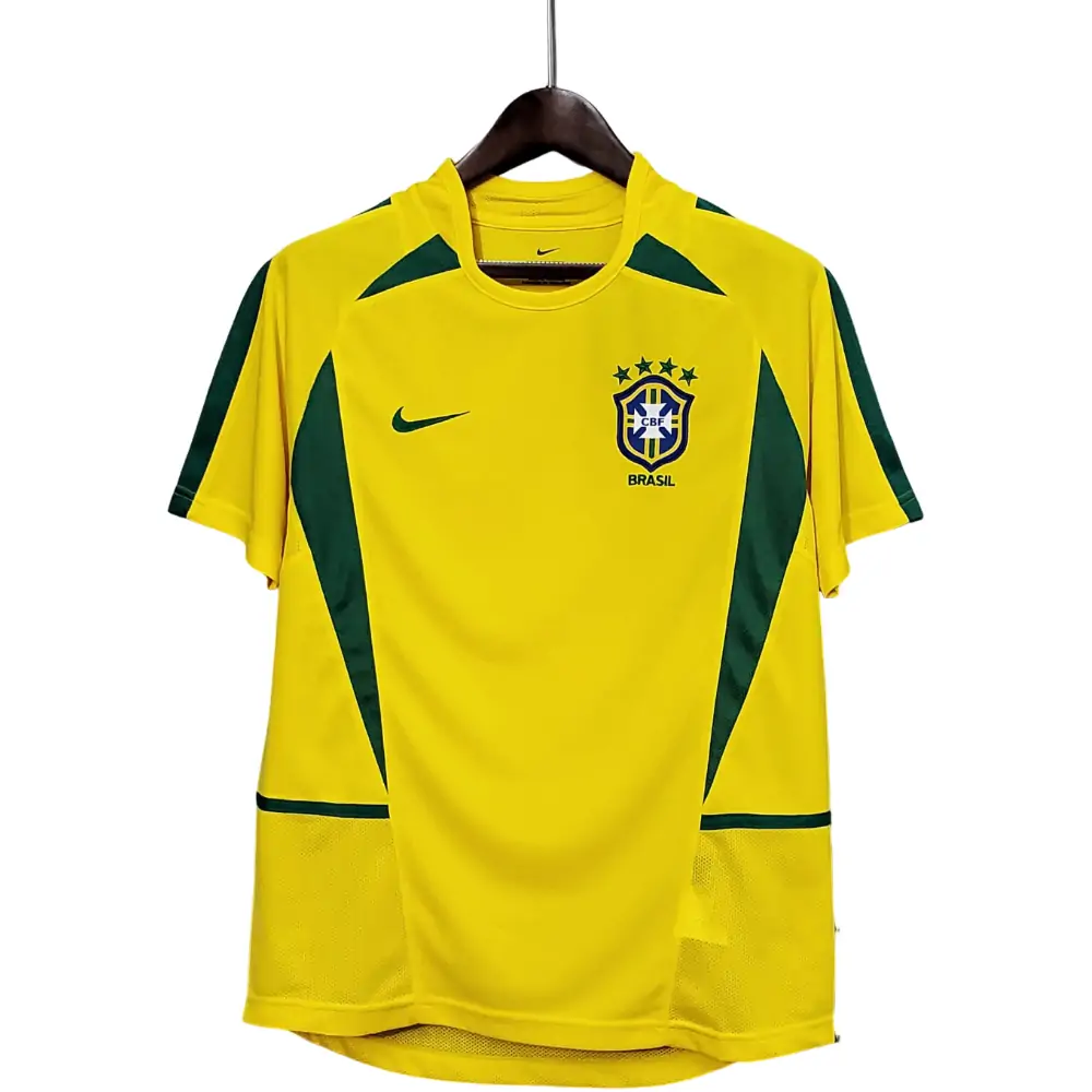 2002 Brazil Retro Home Jersey-Fans