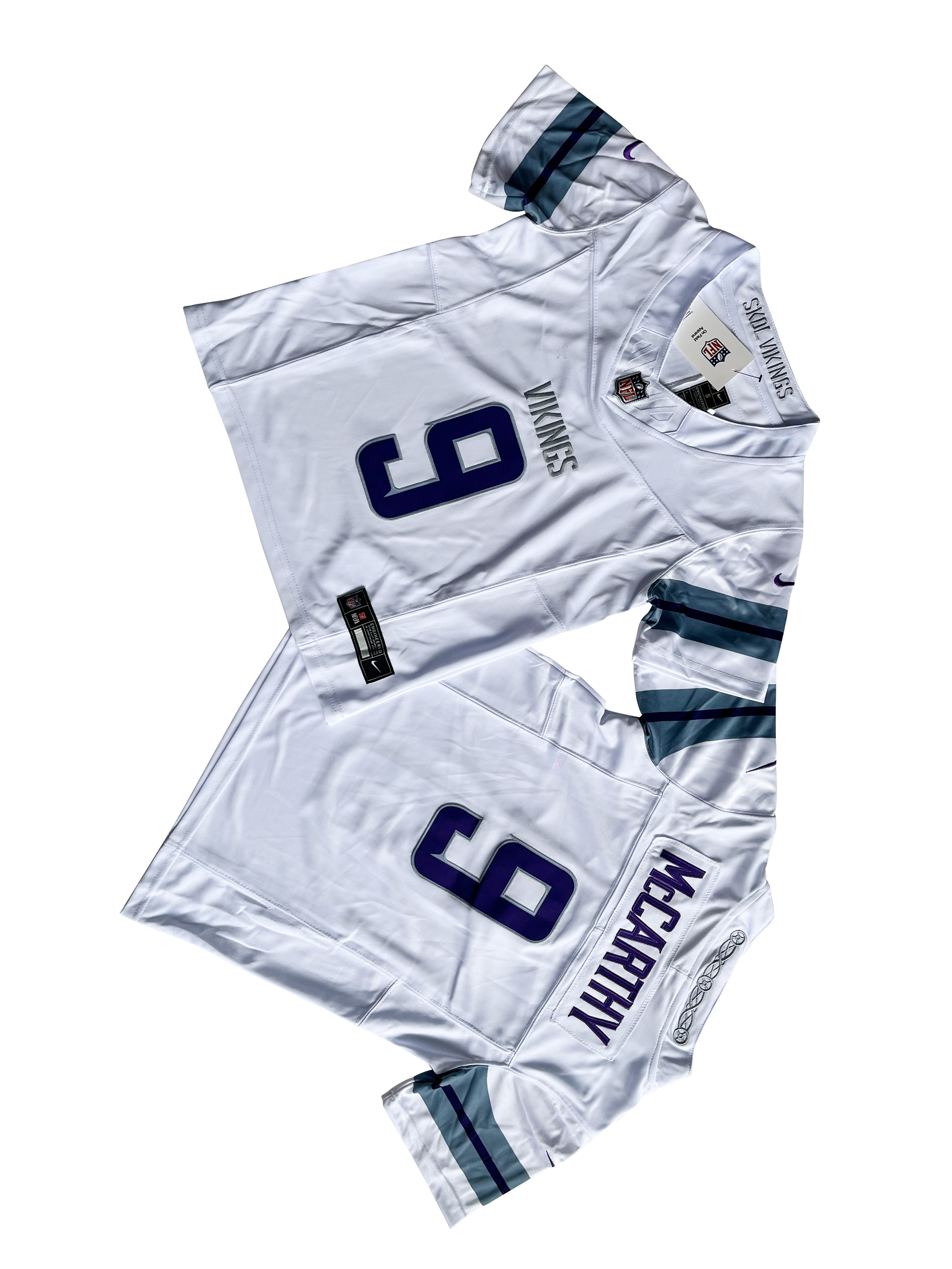 Youth Minnesota Vikings J.J. McCarthy White Alternate Vapor F.U.S.E. Limited