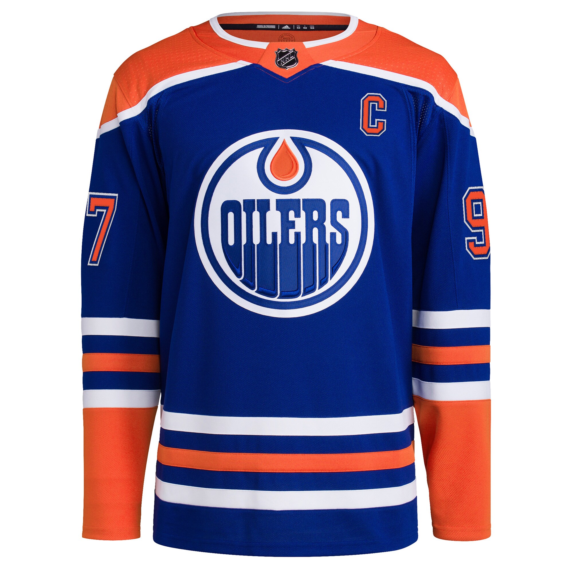 Connor McDavid Edmonton Oilers  Home Primegreen    Jersey – Royal