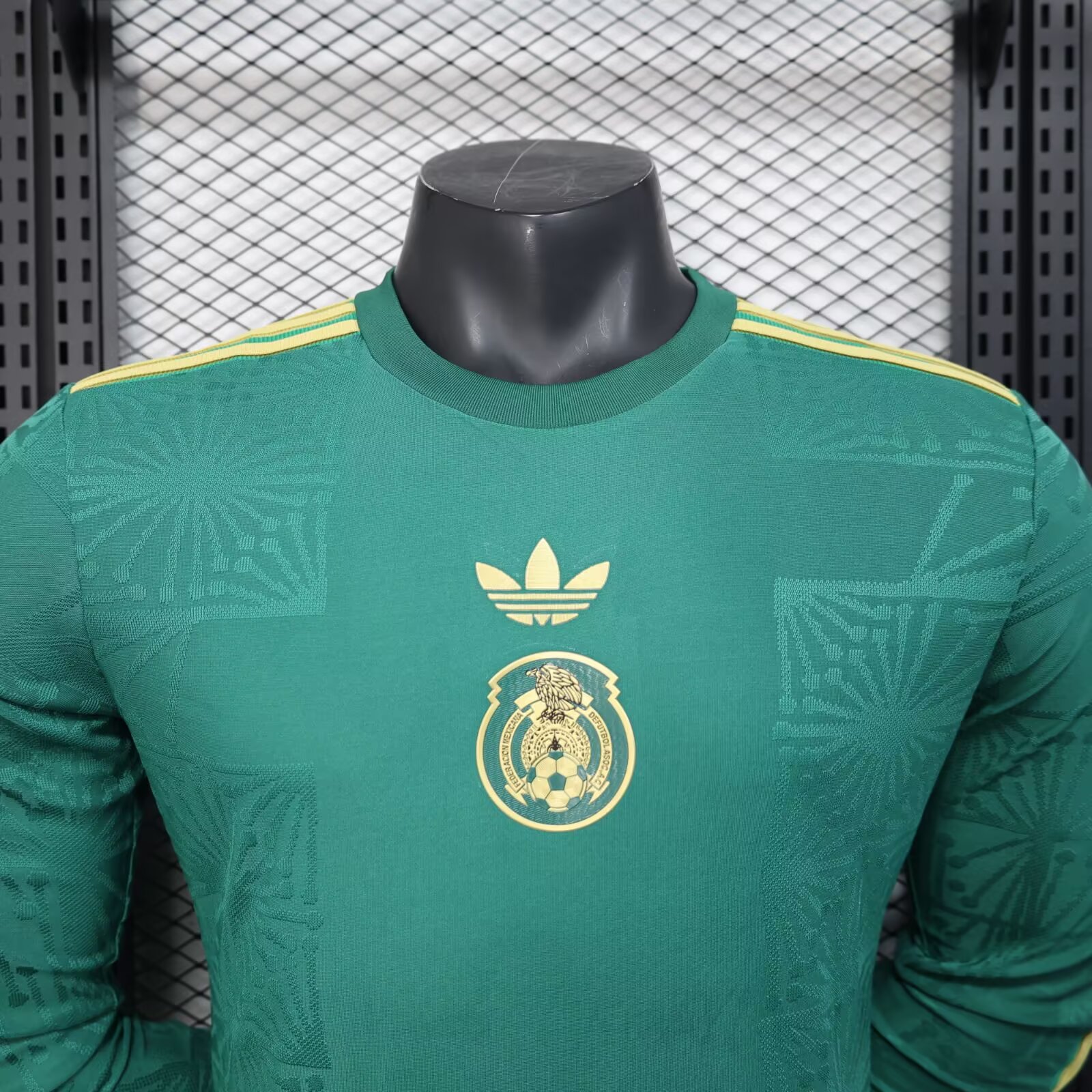 2025-26-Mexico Green Long Sleeve-Jersey-Player Edition