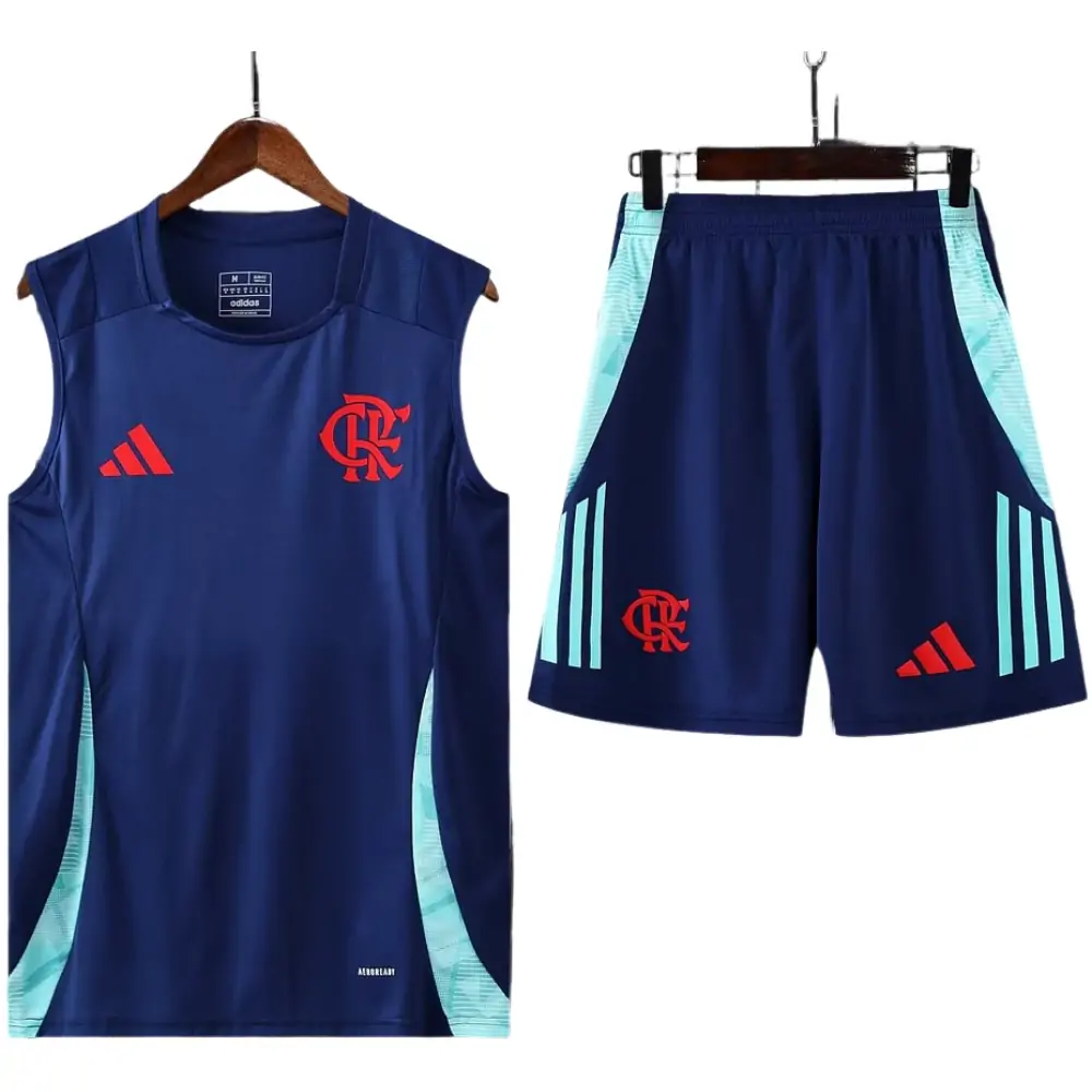 2025-26 Flamengo vest training suit blue - adult suit