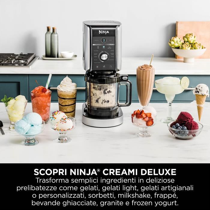NINJA - Gelatiera CREAMI DELUXE NC502EU-Grigio