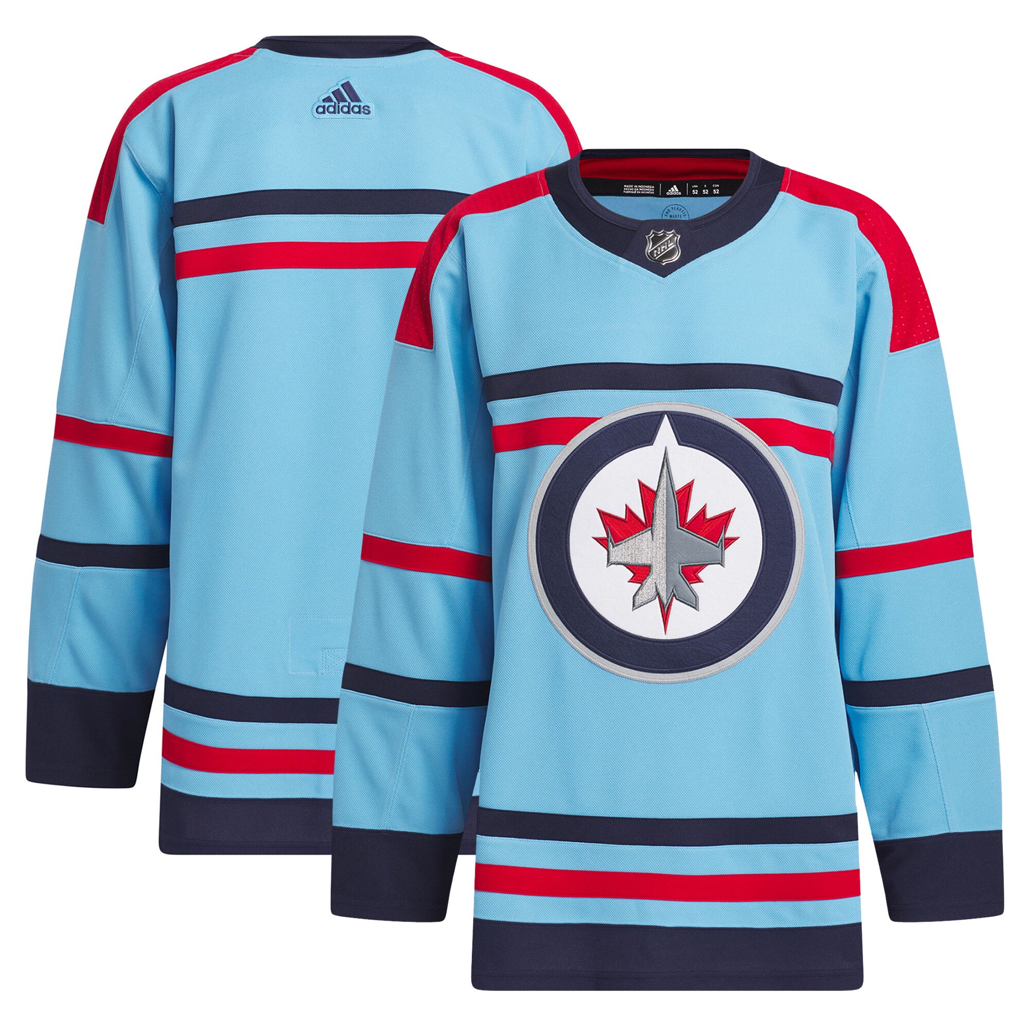 Winnipeg Jets  Anniversary Primegreen  Jersey – Light Blue