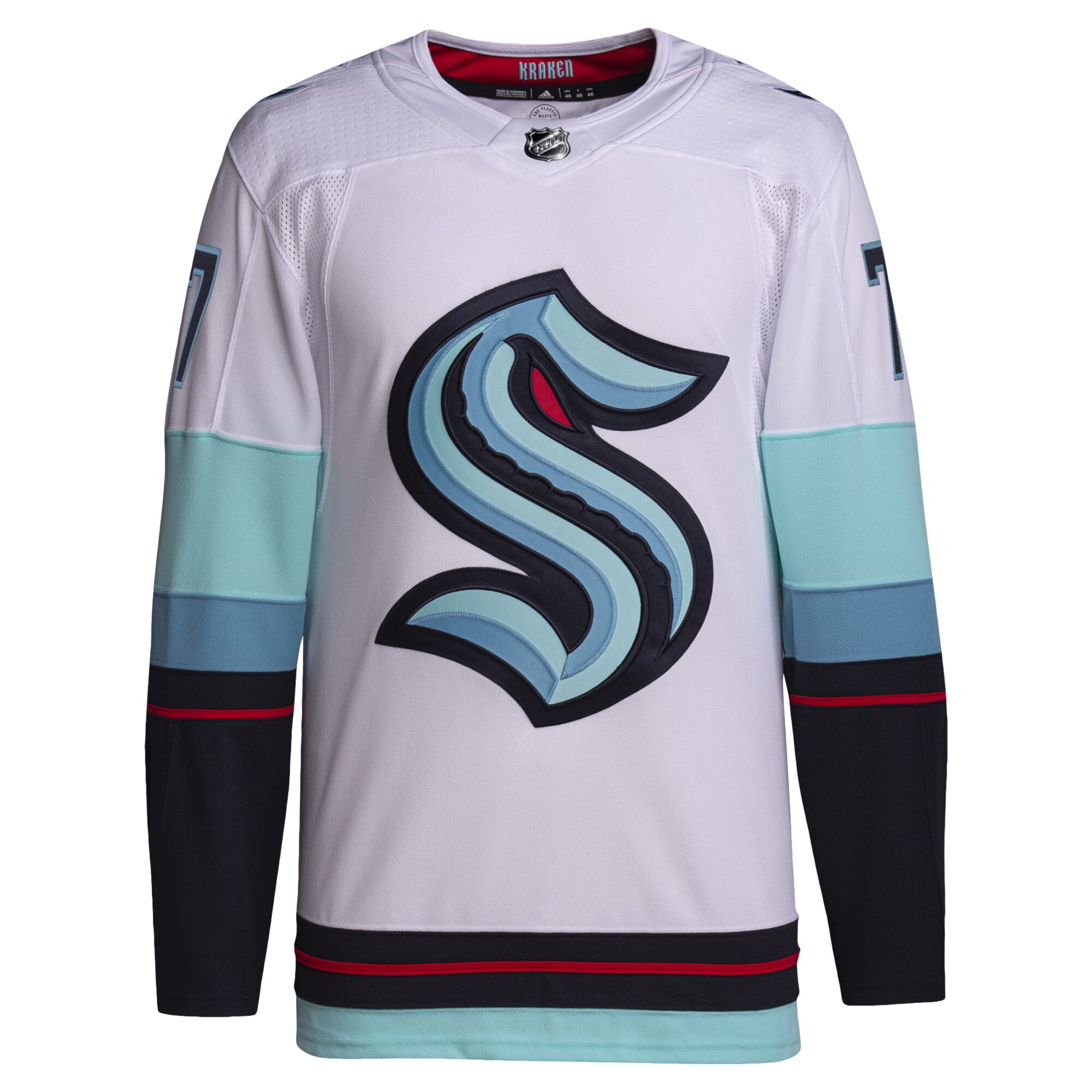 Jordan Eberle Seattle Kraken  Away Primegreen  Pro   Jersey – White