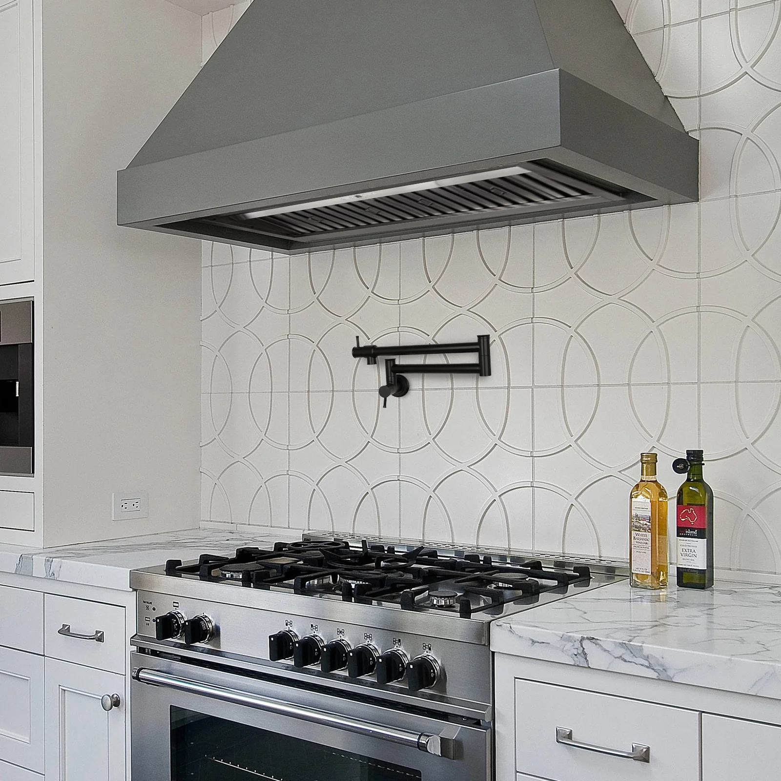 Akicon 48 Inch Range Hood Insert, Stainless Steel 8