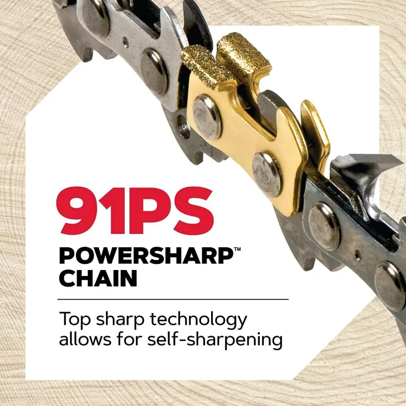 15-Amp Cordless Electric Chainsaw with Auto-Sharpening Function