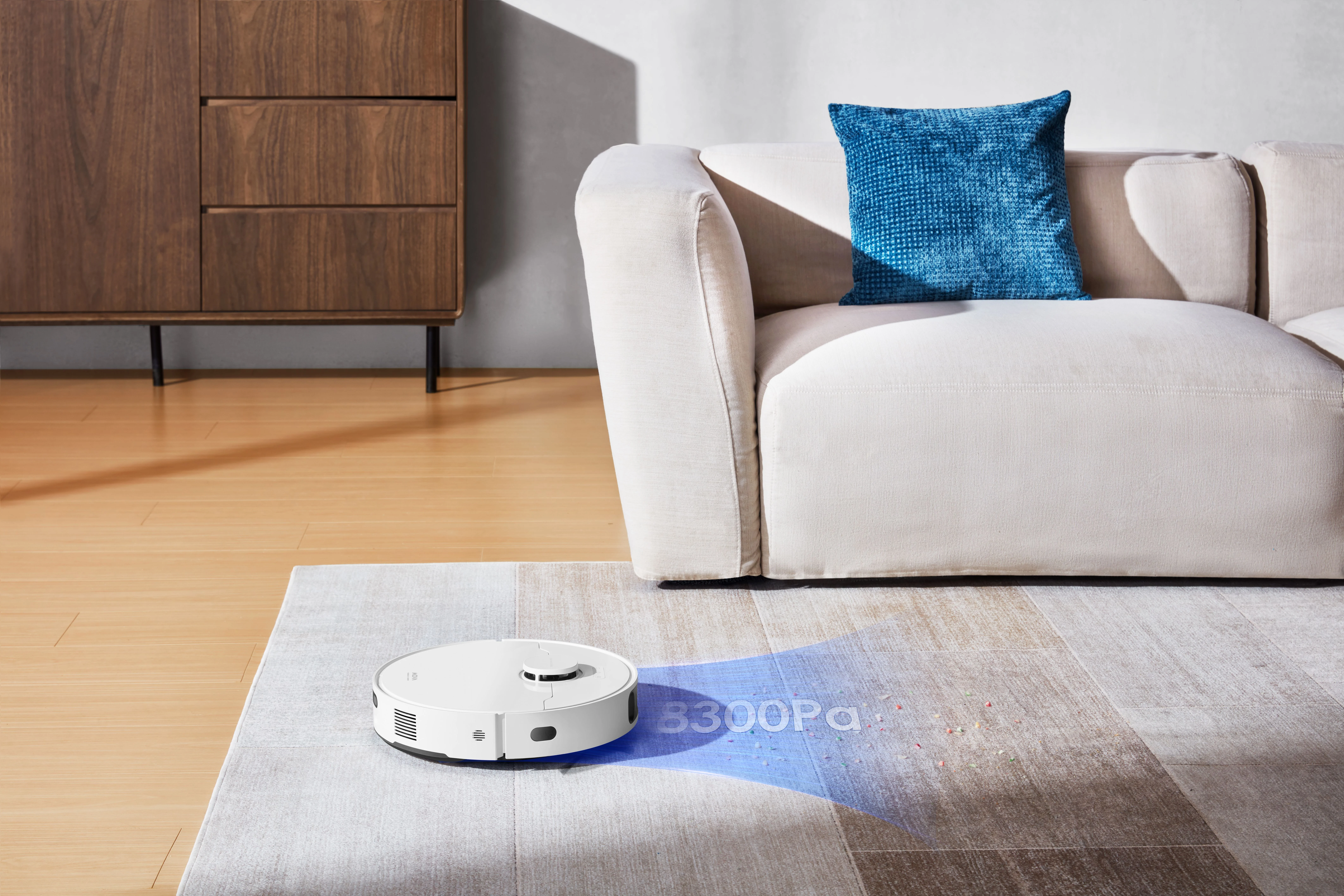MOVA S20 Ultra Robot Vacuum Mop Cleaner,8.3KPa Suction,Hot Water Washing/Drying,Self Empty&Refilling