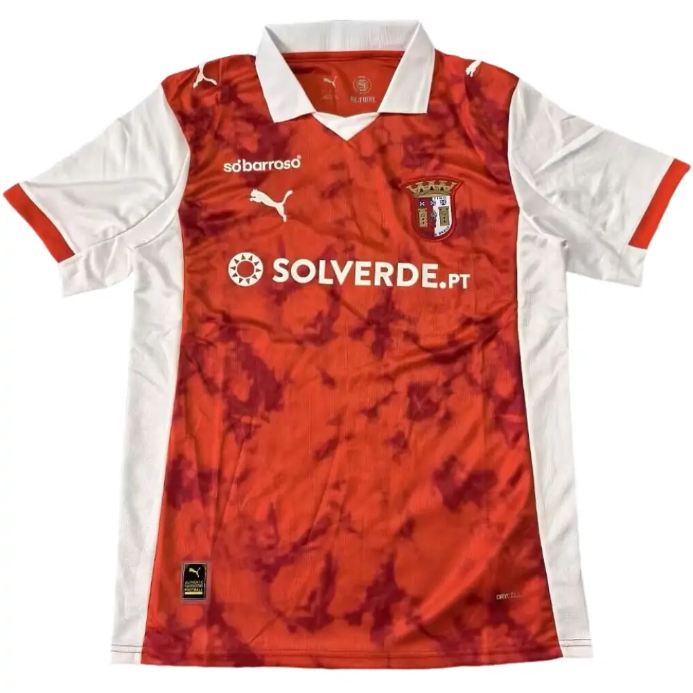 2025-26 Braga Home Jersey - Fan Edition