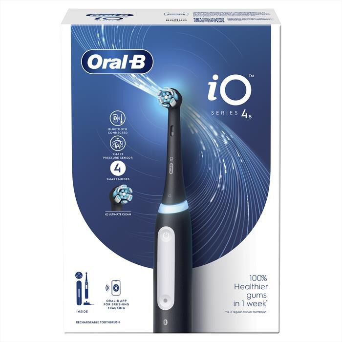 ORAL-B - Spazzolino Elettrico Ricaricabile IO 4S-Nero