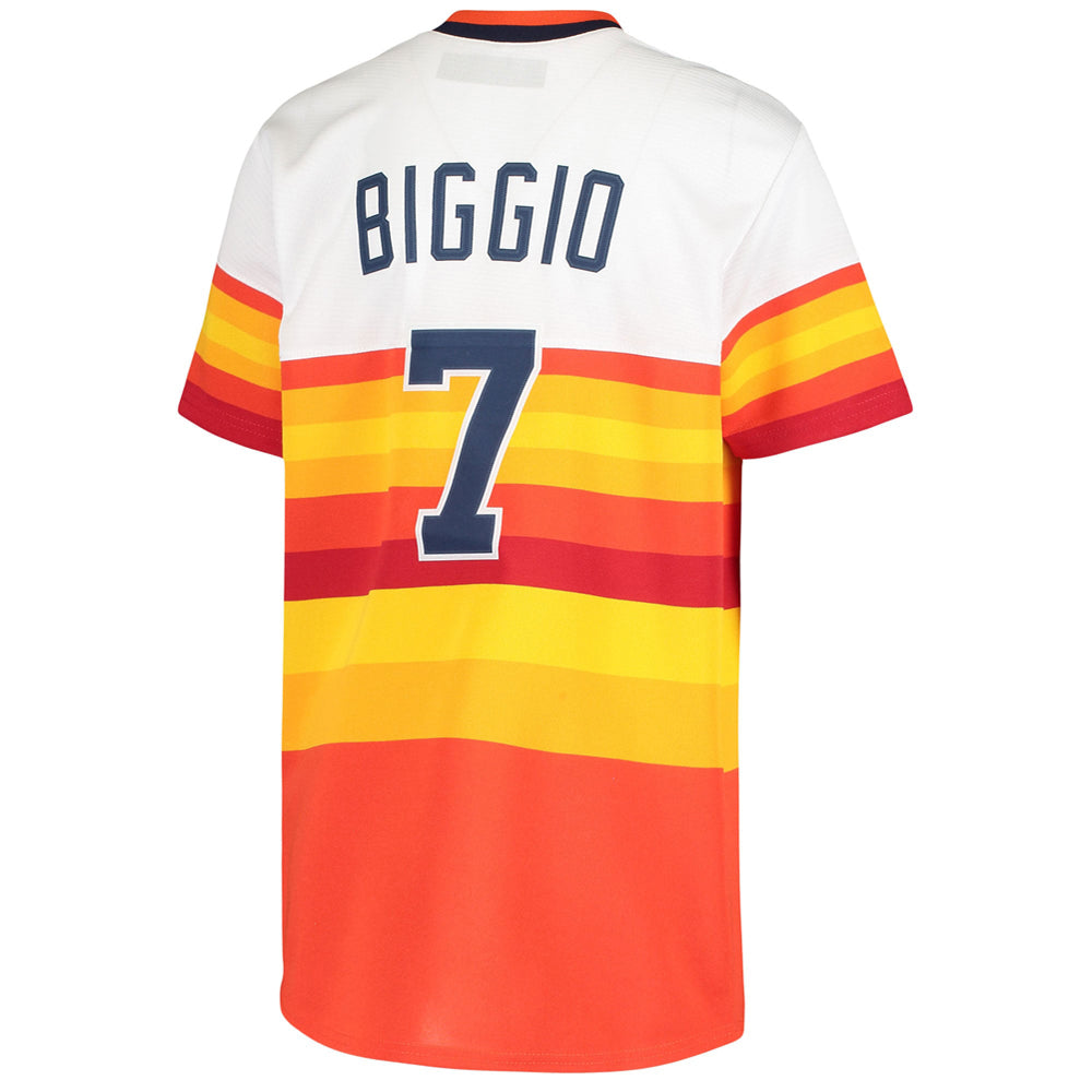 Youth Houston Astros Craig Biggio Home Cooperstown Collection Player Jersey - White