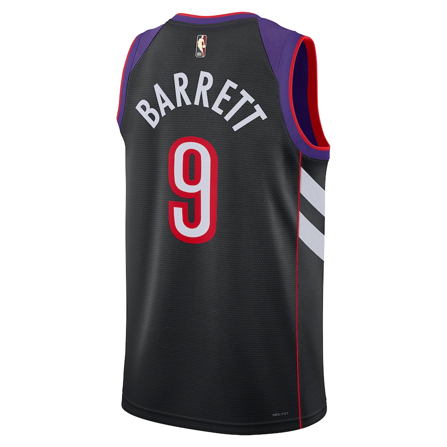 Toronto Raptors RJ Barrett Nike Purple 2024/25 Swingman Jersey - Classic Edition
