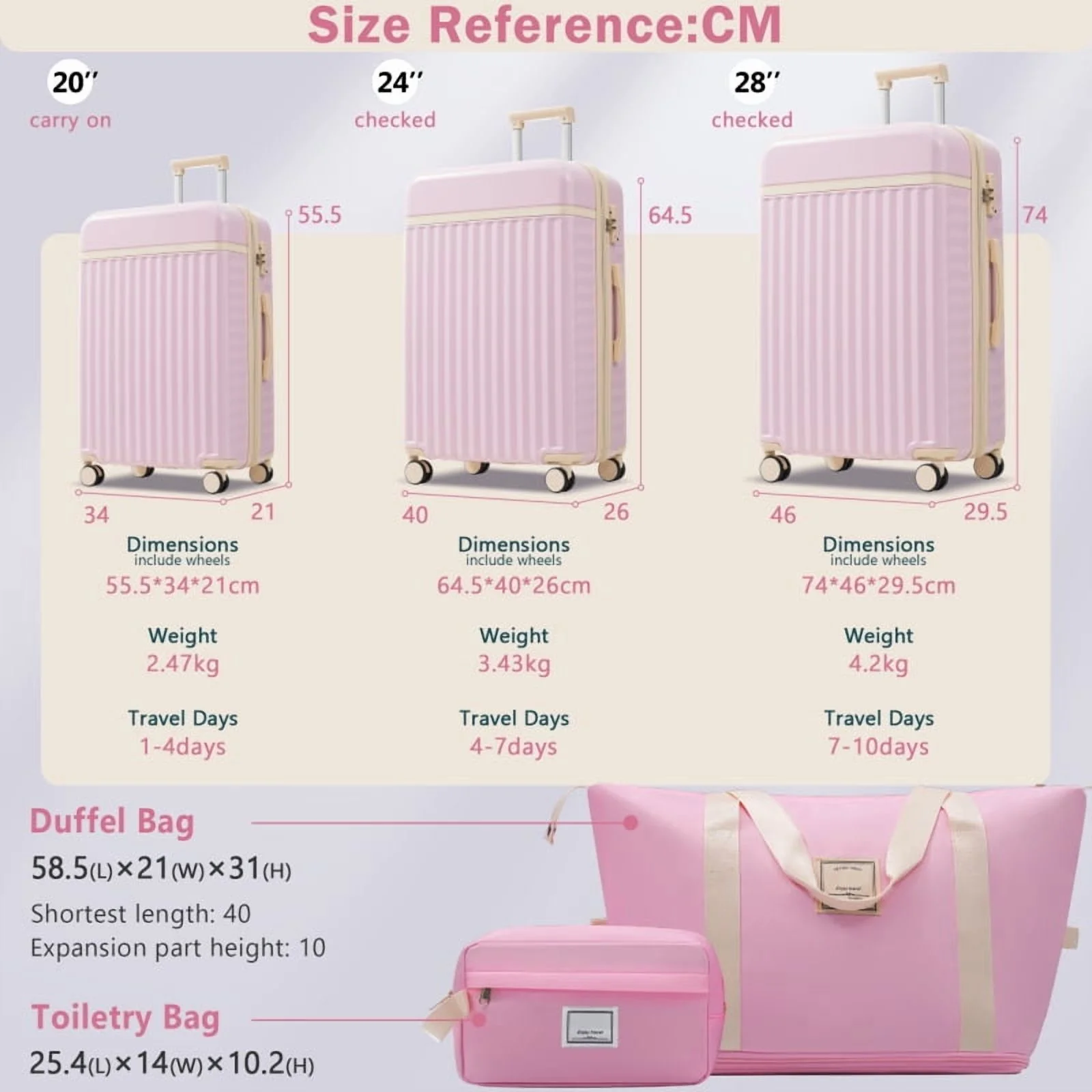 Front Opening Luggage Set 3 Piece, Hardside Carry on Suitcase with USB Port, Expandable Luggage with Handle Bag Spinner Wheels TSA Lock